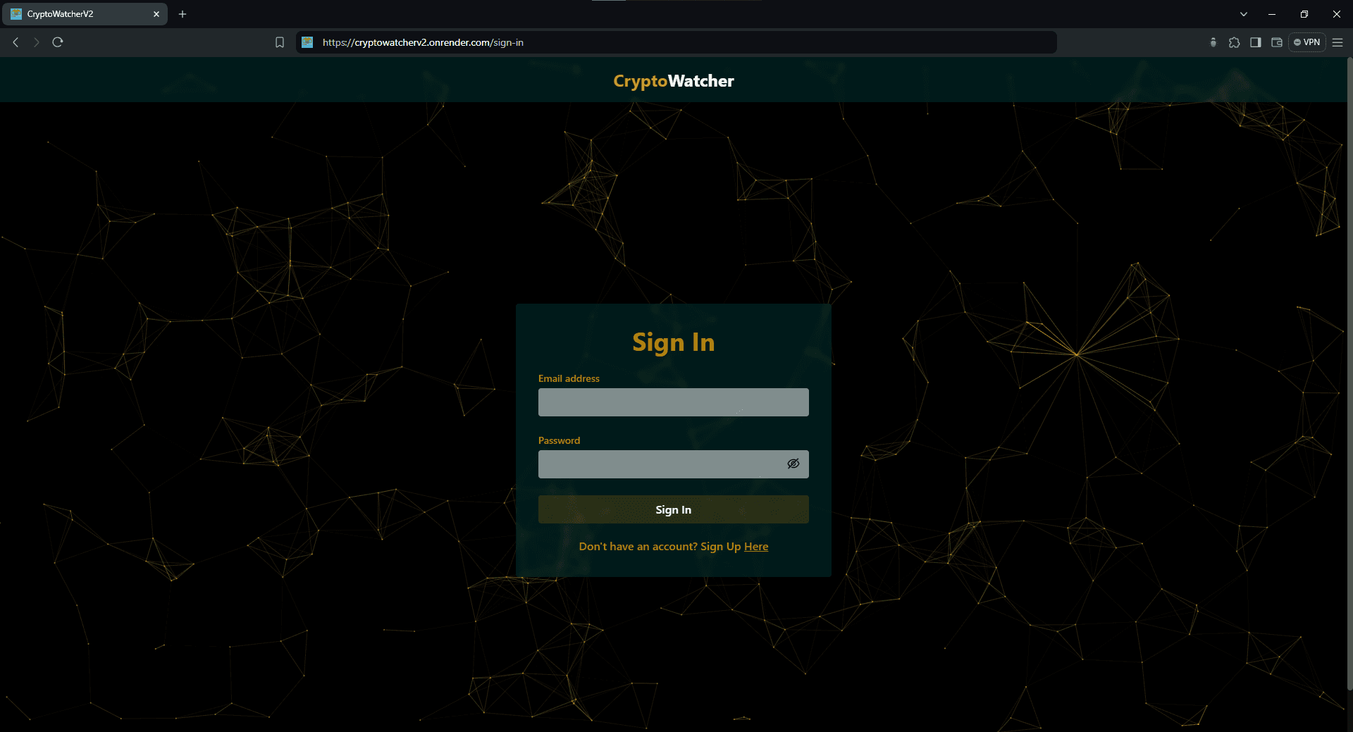 CRYPTO WATCHER V2 screenshot 1