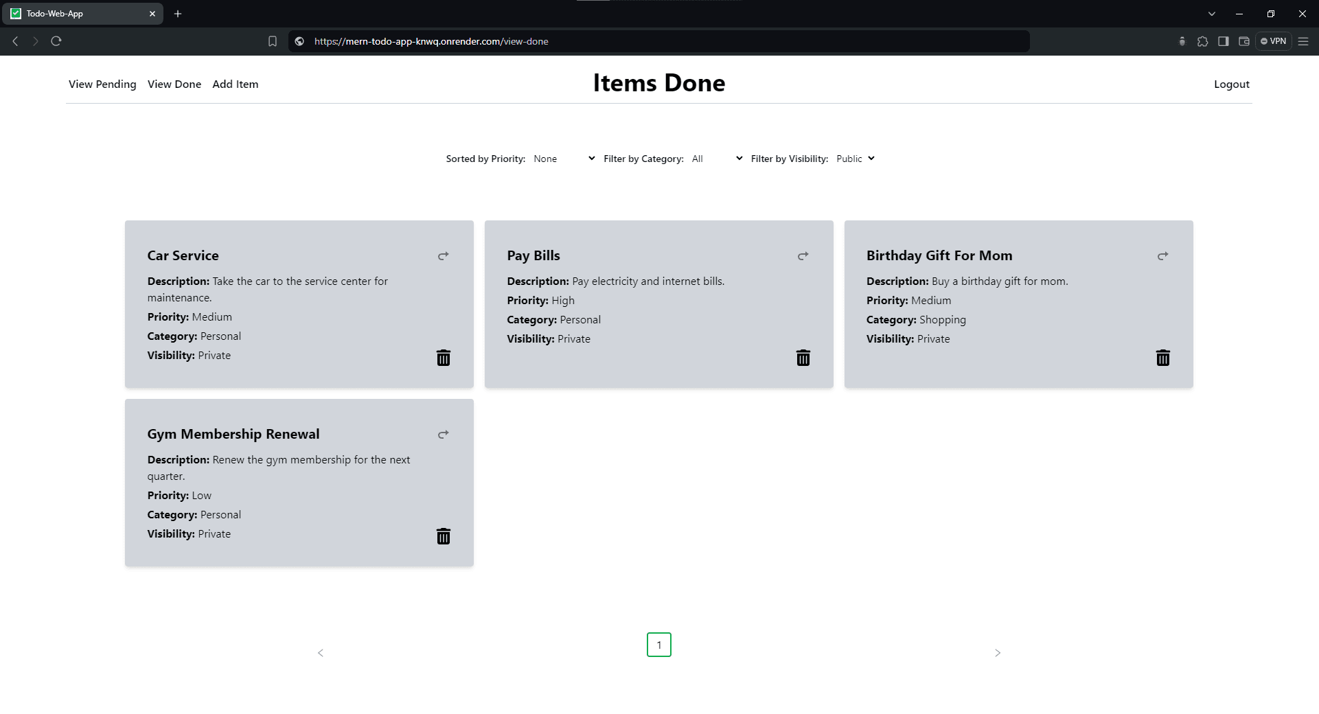 Todo Tracker screenshot 4